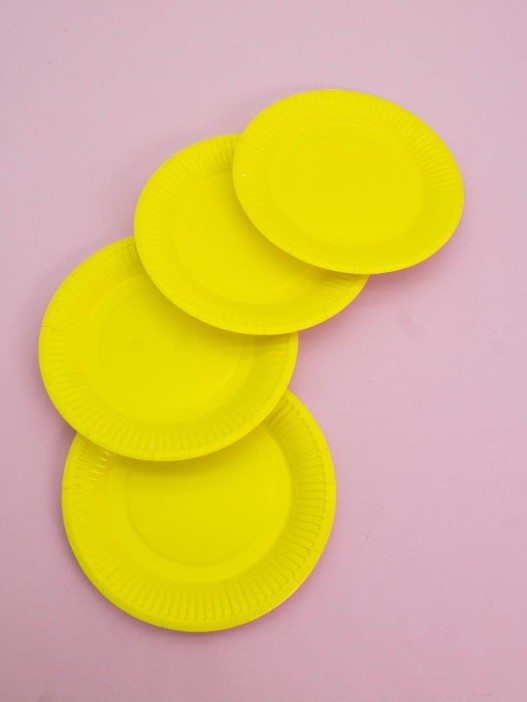 Набор бумажных тарелок 20 шт. &quot;Party yellow&quot; (180 мм) 