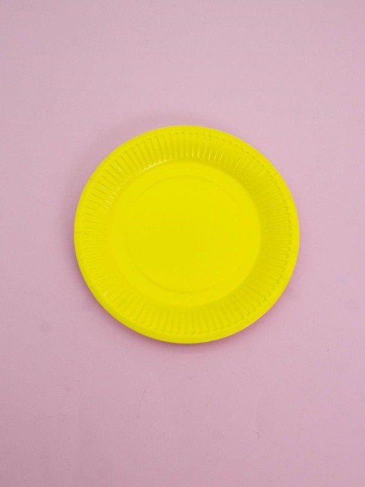 Набор бумажных тарелок 20 шт. &quot;Party yellow&quot; (180 мм) 