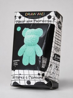 Набор для творчества с помпонами Draw Me!, фигурка (УЦЕНКА)