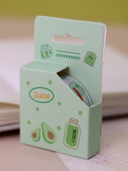 Декоративный скотч «Funny avocado», bottle