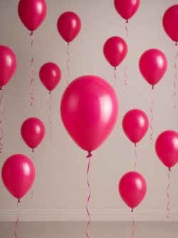 Набор воздушных шаров 10 шт. "Timeless", rose red (25 см)