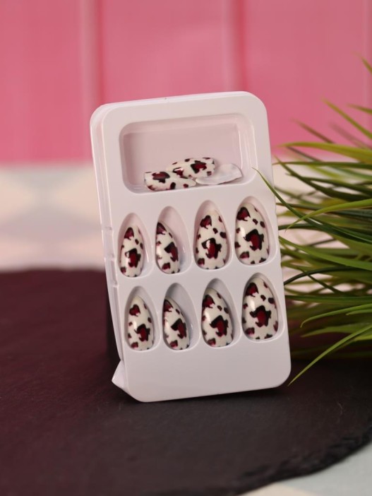 Накладные ногти GIRLY «Leopard», 12 шт., с клеевыми пластинами 