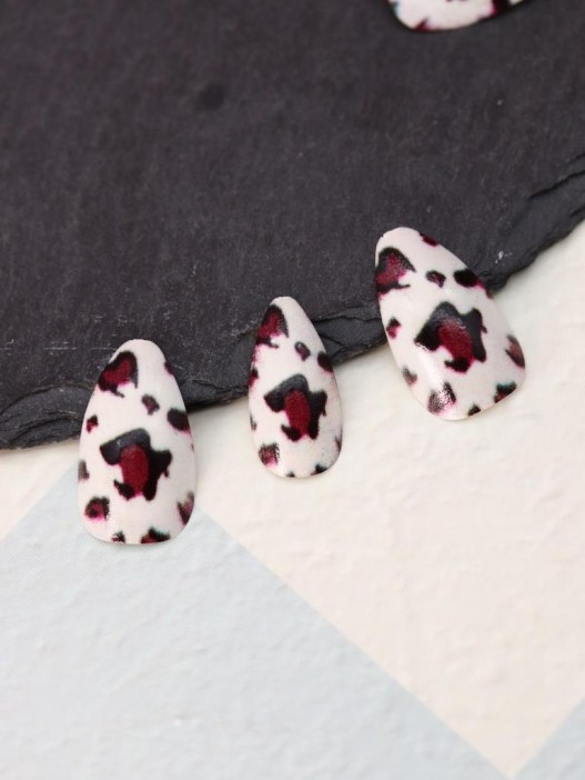 Накладные ногти GIRLY «Leopard», 12 шт., с клеевыми пластинами 