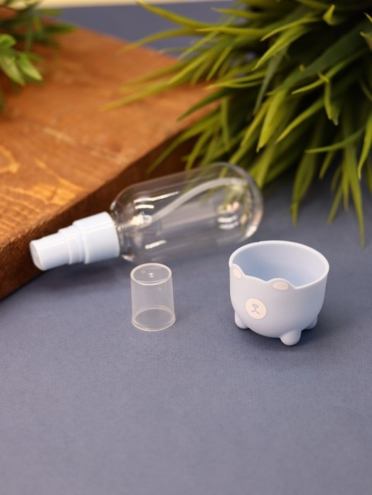 Дорожная бутылочка &quot;Bear&quot;, blue (60 ml) 