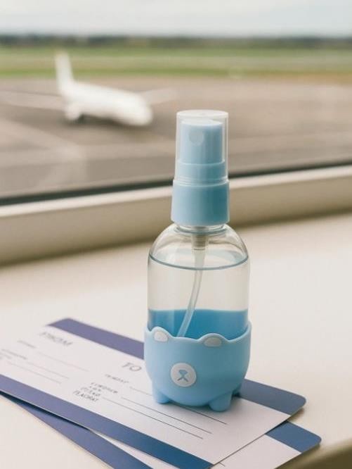 Дорожная бутылочка &quot;Bear&quot;, blue (60 ml) 