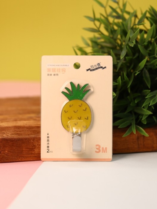 Крючок на липучке «Pineapple», yellow 