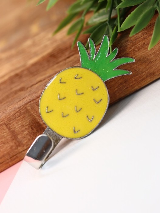 Крючок на липучке «Pineapple», yellow 