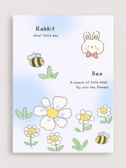 Зеркало "Lovely rabbit", blue