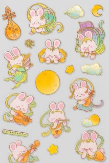 Наклейки "Incredible rabbit"