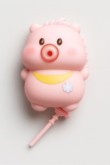 Брелок-мялка с тревел креплением «Chibi friends», pink