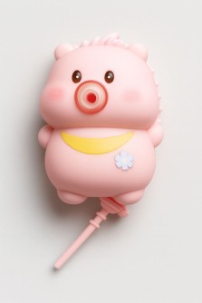 Брелок-мялка с тревел креплением «Chibi friends», pink