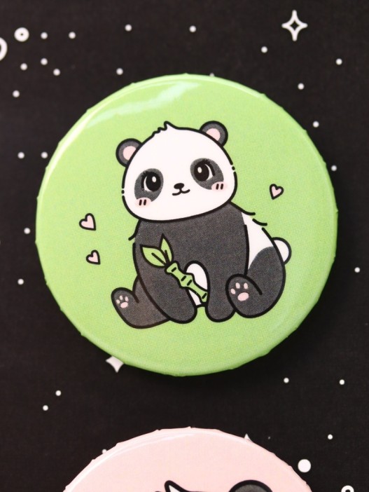 Набор значков 3 шт. iLikeGift Аниме «Panda» 