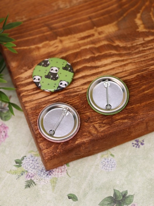 Набор значков 3 шт. iLikeGift Аниме «Panda» 