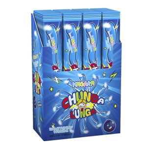 Жевательная резинка &quot;Chunga Lunga&quot;, с кислым порошком, со вкусом черники, 48шт