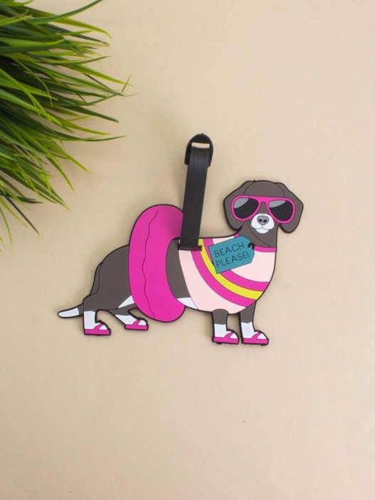 Бирка для багажа &quot;Lap dog&quot;, brown 