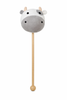 Мягкая игрушка-массажный молоток "Коровка", белый (10*35см)