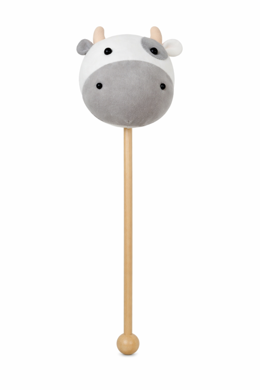 Мягкая игрушка-массажный молоток "Cow", white (10*35см) 