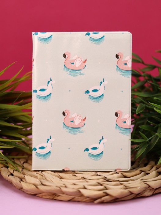 ОБЛОЖКА ДЛЯ ПАСПОРТА Flamingo Unicorn, плотность 560 мкм 