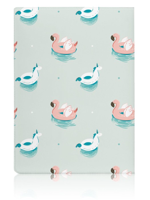 ОБЛОЖКА ДЛЯ ПАСПОРТА Flamingo Unicorn, плотность 560 мкм 