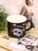 Кружка «Lucky! Happy! Sweet! panda», black (320 ml) 
