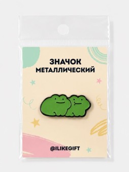 Значок металлический iLikeGift "Пара"