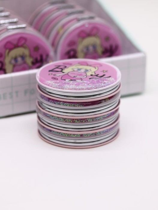 Набор зеркал «Beautiful girl» шоу-бокс 12 шт. (4 цвета) 