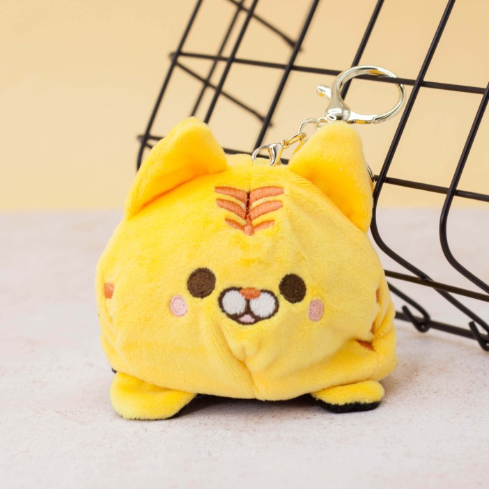 Брелок &quot;Soft cat&quot;, yellow-black 