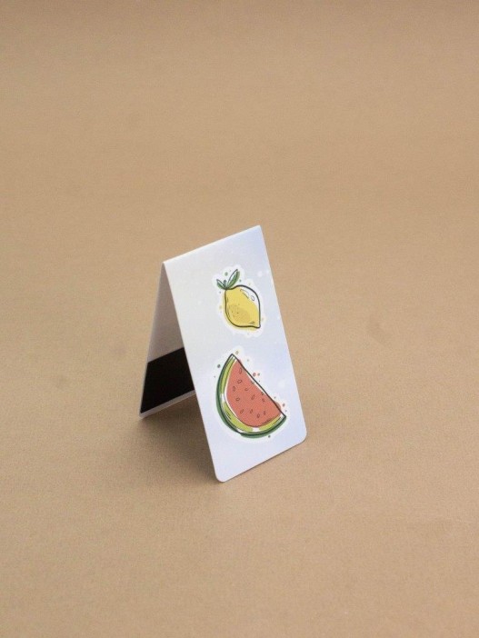 Набор магнитных закладок &quot;Juicy fruits&quot;, 4 шт., 35х70 мм 