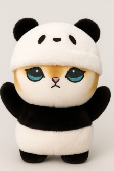 Мягкая игрушка "Panda Cat", 20 см