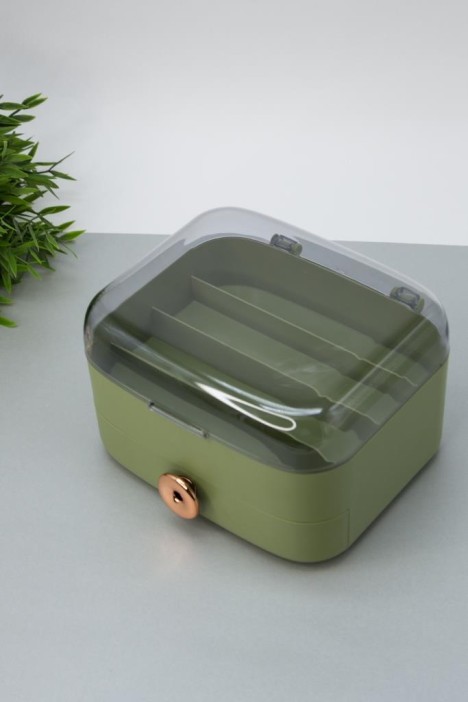 Бокс для косметики &quot;Beauty&quot;, green 