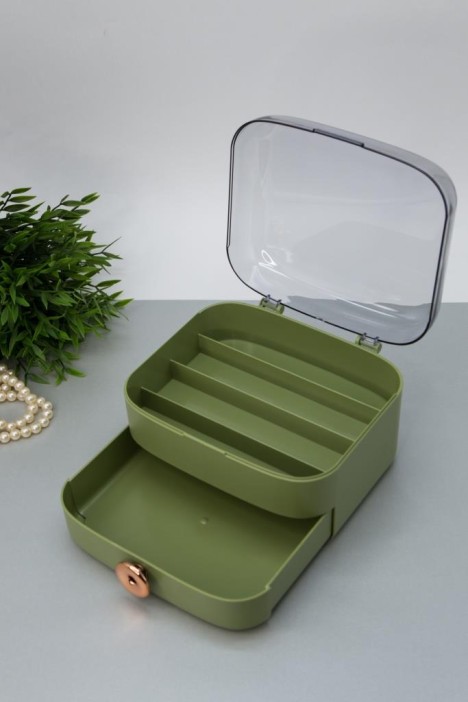 Бокс для косметики &quot;Beauty&quot;, green 
