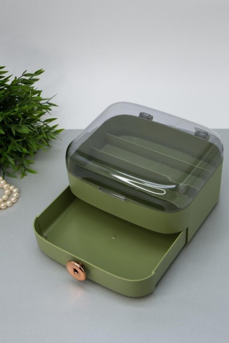 Бокс для косметики &quot;Beauty&quot;, green 