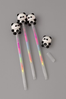 Цветная гелевая ручка "Panda Pink Pen"