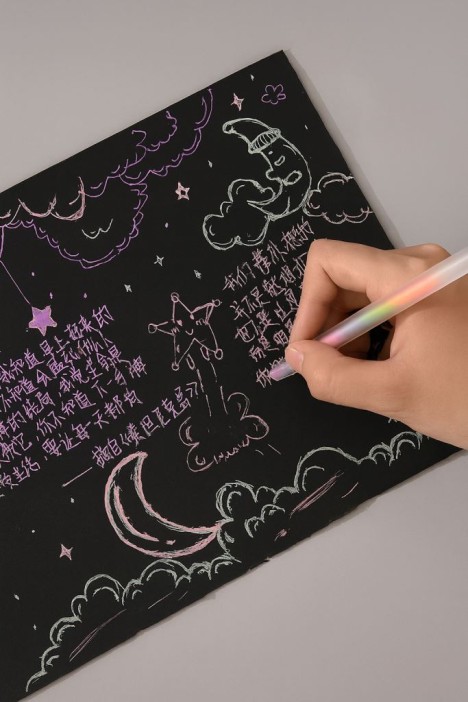 Цветная гелевая ручка &quot;Panda Pink Pen&quot; 