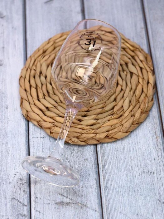 Бокал для вина Oh vine! &quot;Идеальный возраст: мои 31&quot;, 400мл 