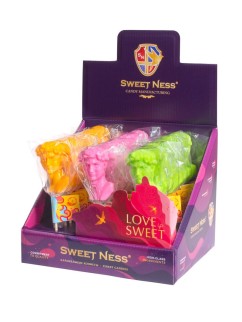 Карамель леденцовая изомальт "Давид" ш/б 24шт х 30гр (экзотик, малина, маракуйя)