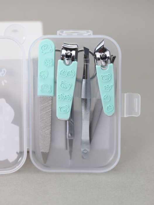 Маникюрный набор &quot;Anime girl bear&quot;, blue 