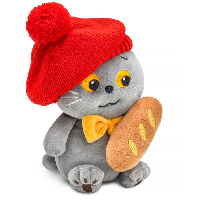 Мягкая игрушка "Кот Басик Бонжур" (16 см) 