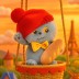 Мягкая игрушка "Кот Басик Бонжур" (16 см)
