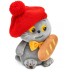 Мягкая игрушка "Кот Басик Бонжур" (16 см)