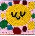 Картина из помпонов на подрамнике Draw Me! "Солнце", (20 х 20 см)
