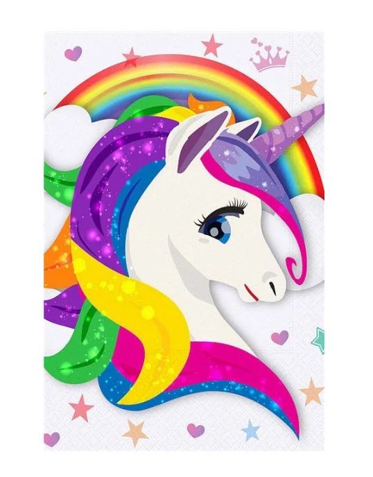 Алмазная мозаика без подрамника &quot;Единорог с радугой&quot;, 15х20 см 