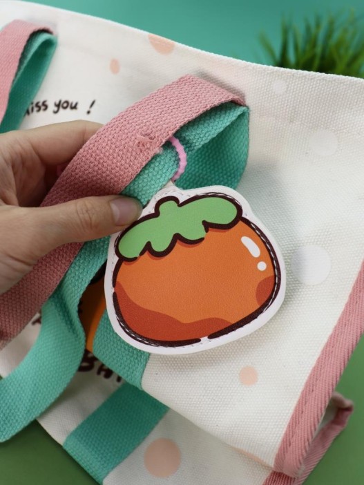 Сумка шоппер &quot;Capybara in a circle&quot;, white (33.5*16*29 см) 