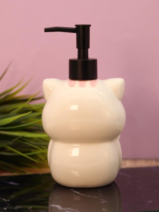 Дозатор для жидкого мыла «Kitty with flowers» 