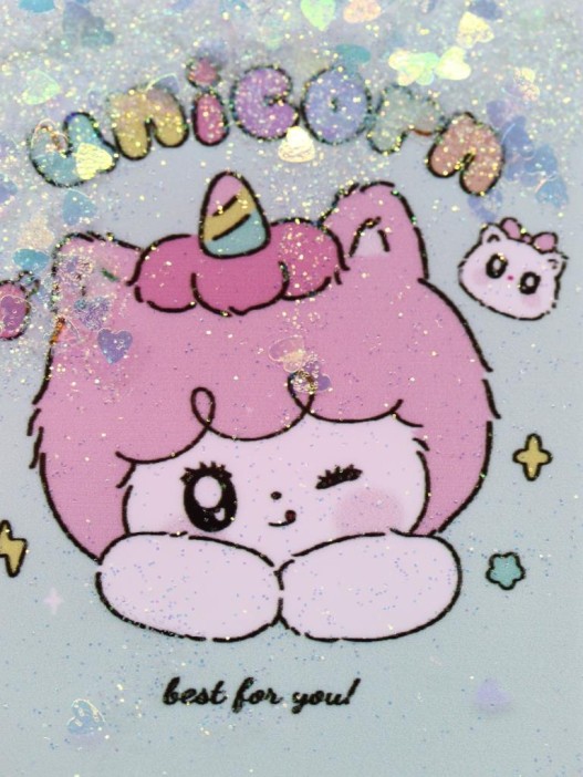 Зеркало шейкер раскладное &quot;Unicorn&quot;, зеленое, 8*6 см 