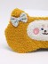 Маска для сна гелевая &quot;Curly cuties&quot;, yellow 