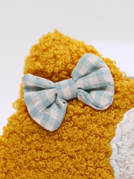 Маска для сна гелевая "Curly cuties", yellow 