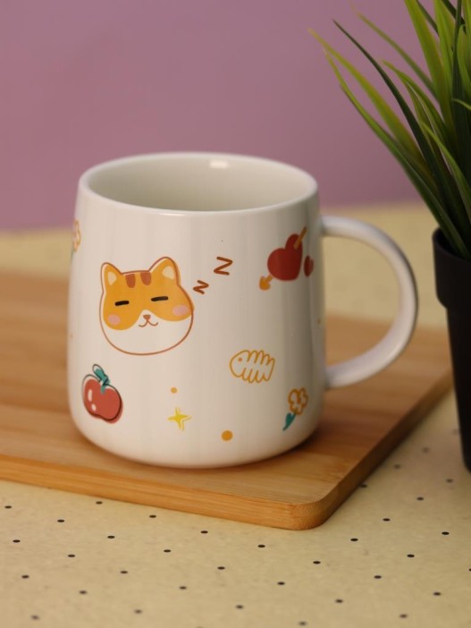 Кружка «Kid cat», white 