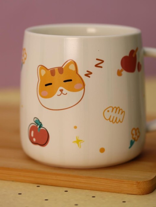 Кружка «Kid cat», white 