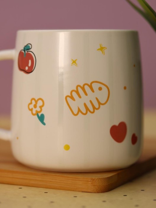 Кружка «Kid cat», white 